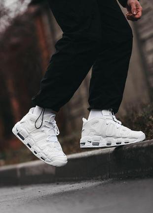 Мужские кроссовки  nike air uptempo white 8