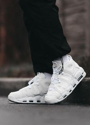 Мужские кроссовки  nike air uptempo white 7