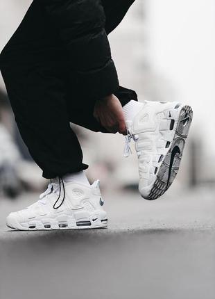 Мужские кроссовки  nike air uptempo white