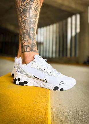 Женские кроссовки  nike react element 55 white