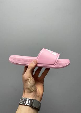 Шлепанцы женские  nike slides pink2 фото