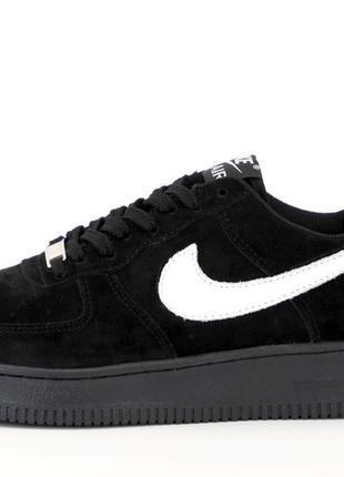 Мужские кроссовки  nike air force 1 low black white