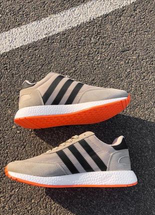 Мужские кроссовки   adidas line iniki grey white 36 фото