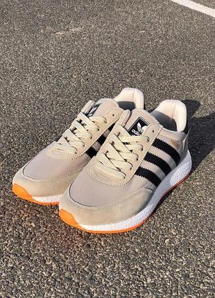 Мужские кроссовки   adidas line iniki grey white 32 фото