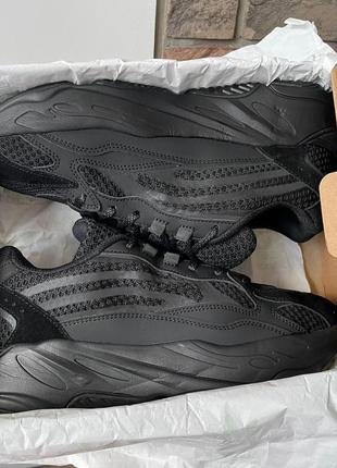 Мужские кроссовки   adidas yeezy boost 700 v2 no logo black8 фото