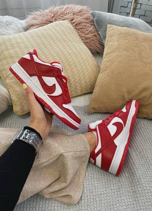 Мужские кроссовки  nike dunk disrupt red white 1