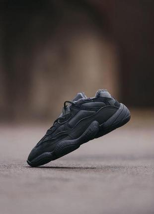 Мужские зимние кроссовки adidas yeezy boost 500 black3 фото