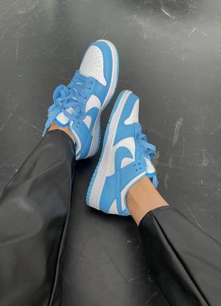 Мужские / женские кроссовки  oregon nike dunk low university blue