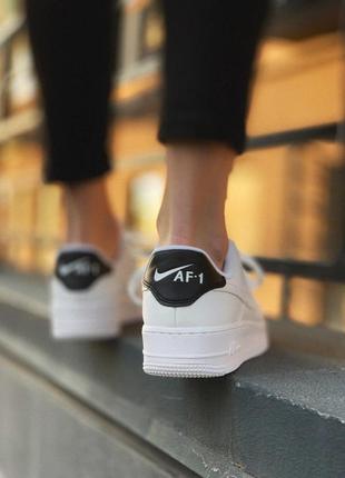 Женские кроссовки  nike air force 1 black white 2.08 фото