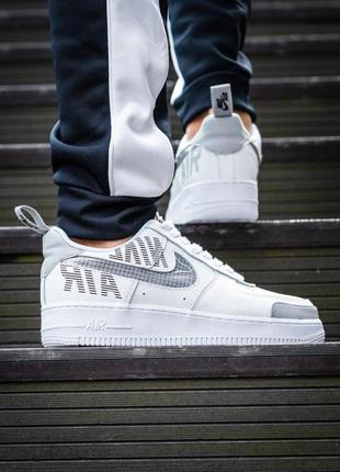 Женские кроссовки  nike air force 07 lv8 white grey