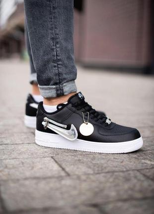 Чоловічі кросівки nike air force 1 black white white 7