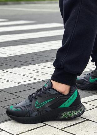 Мужские кроссовки  nike joyride run black green