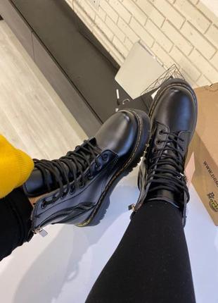 Женские ботинки dr. martens 1460 jadon high зимние7 фото