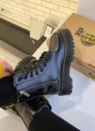 Женские ботинки dr. martens 1460 jadon high зимние4 фото