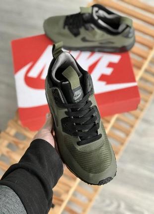 Женские кроссовки  nike air max 90 green black v27 фото