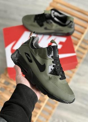 Женские кроссовки  nike air max 90 green black v22 фото