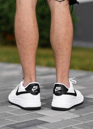 Мужские кроссовки  nike air force 1 white black v24 фото