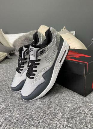 Мужские кроссовки  nike air max 1 se wolf grey