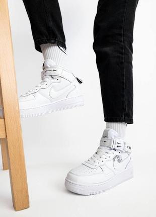 Чоловічі / жіночі кросівки nike air force 1 high white black