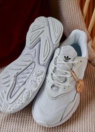 Мужские и женские кроссовки  adidas ozweego adiprene white9 фото