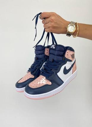 Чоловічі / жіночі кросівки  nike air jordan 1 high og atmosphere