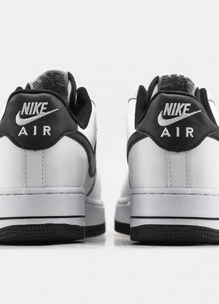 Мужские кроссовки  nike air force 1 black white v37 фото