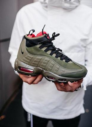 Чоловічі кросівки nike air max 95 sneakerboot green