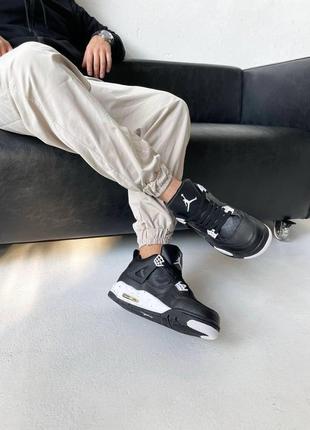 Чоловічі / жіночі кросівки  jordan retro 4 oreo3 фото