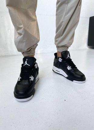 Чоловічі / жіночі кросівки  jordan retro 4 oreo6 фото