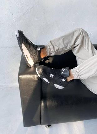 Чоловічі / жіночі кросівки  jordan retro 4 oreo4 фото