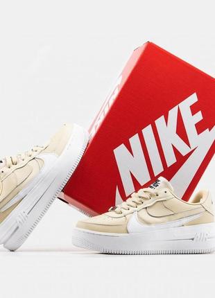 Женские кроссовки  nike air force 1 plt.af.orm fossil
