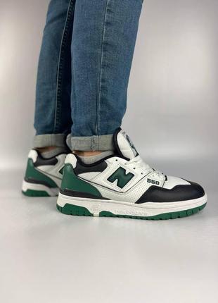 New balance 550 white green black