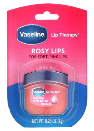 Бальзам для губ vaseline lip therapy "рожеві губи" 7 г2 фото