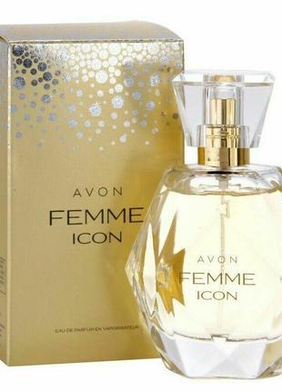 Парфумна вода avon femme icon для неї, 50 мл