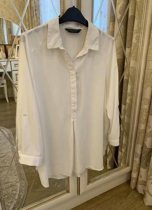 Белая блуза , лёгкая1 фото
