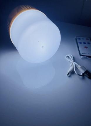Лампа кемпинговая, фонарь на солнечной батарее с usb-зарядкой2 фото