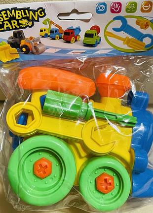 Конструктор паровозик, на шурупах 2