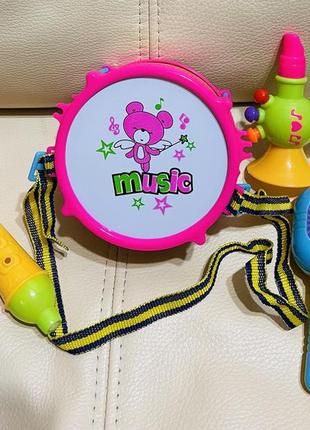 Детский набор музыкальных инструментов, 2 цвета