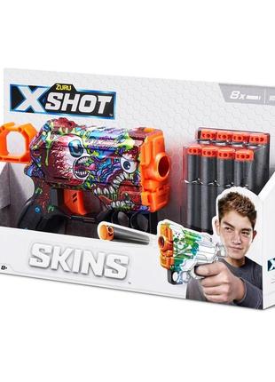 Скорострельный бластер x-shot skins menace scream (8 патронов)