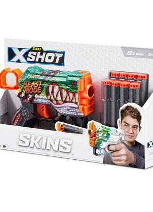 Скорострільний бластер x-shot skins menace beast out (8 патронів)