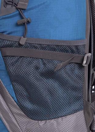 Рюкзак туристичний (50+10 л) для походів color life ga-172 синій6 фото