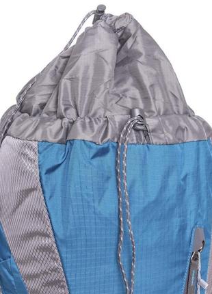 Рюкзак туристический (50+10 л) для походов color life ga-172 синий8 фото