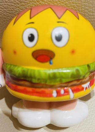 Іграшка антистрес сквіш гамбургер, 2 види