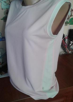 Sportswear нежнейшая майка-футболка с белыми лампасами л1 фото