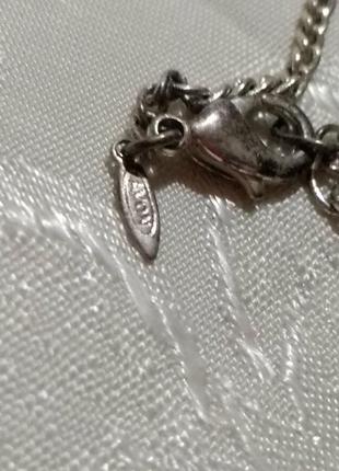 Avon. цепочка с кулоном в серебристом цвете. длина 45 см6 фото