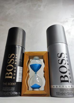 Парфюмерный дезодорант-спрей для мужчин hugo boss the scent 150 мл7 фото