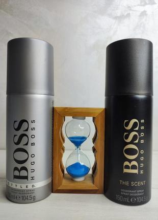 Парфюмерный дезодорант-спрей для мужчин hugo boss the scent 150 мл3 фото