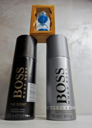 Парфюмерный дезодорант-спрей для мужчин hugo boss the scent 150 мл6 фото