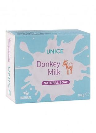 Натуральне мило unice з ослиним молоком, 100 г