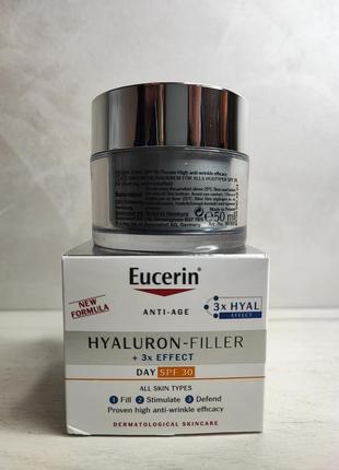 Hyaluron-filler проти зморшок
eucerin hyaluron-filler денний крем з spf 303 фото